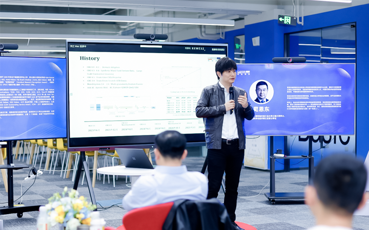 知名人力资源公司DCBOX小金库官网国际CTO在人工智能闭门沙龙上分享人工智能技术如何助力人力资源公司的招聘服务场景